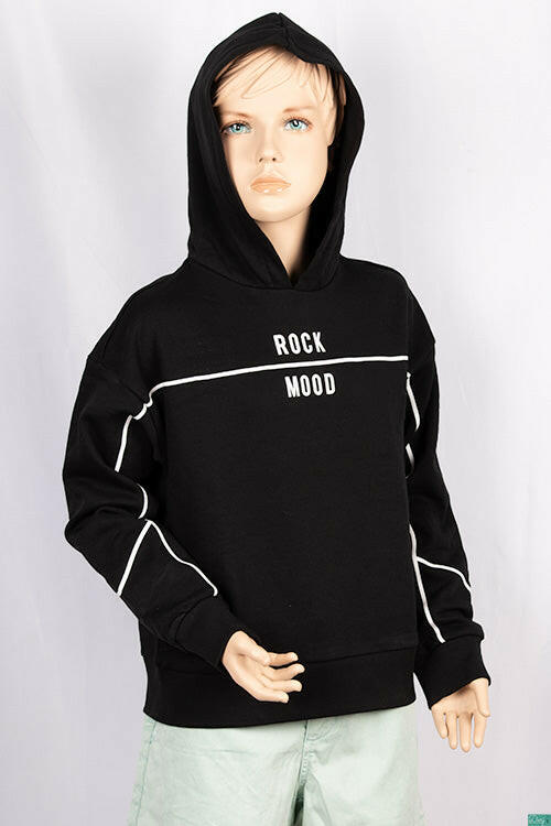 Girl's full sleeve casual fit hoodie with a nice cool design on chest. 