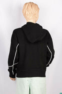 Girl's full sleeve casual fit hoodie with a nice cool design on chest.