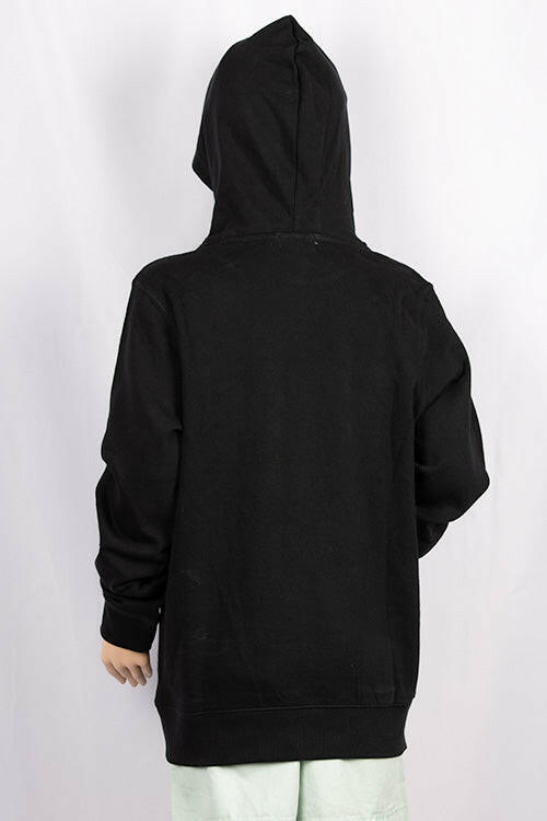 Girl's full sleeve casual fit hoodie in black with a nice cool Design on chest.
