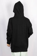 Girl's full sleeve casual fit hoodie in black with a nice cool Design on chest.