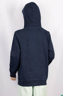 Girl's full sleeve casual fit basic hoodie in Navy