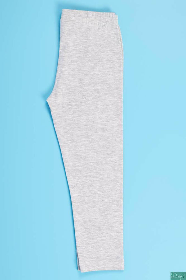Girl's full length soft comfortable light weighted leggings.