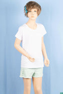 White T-Shirts for Girls