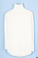 Ladies full sleeve high neck casual fit sweater.