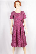 Ladies square neck with half sleeve frock dress.