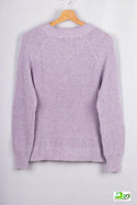 Ladies full sleeve round neck loose fit winter pullover.