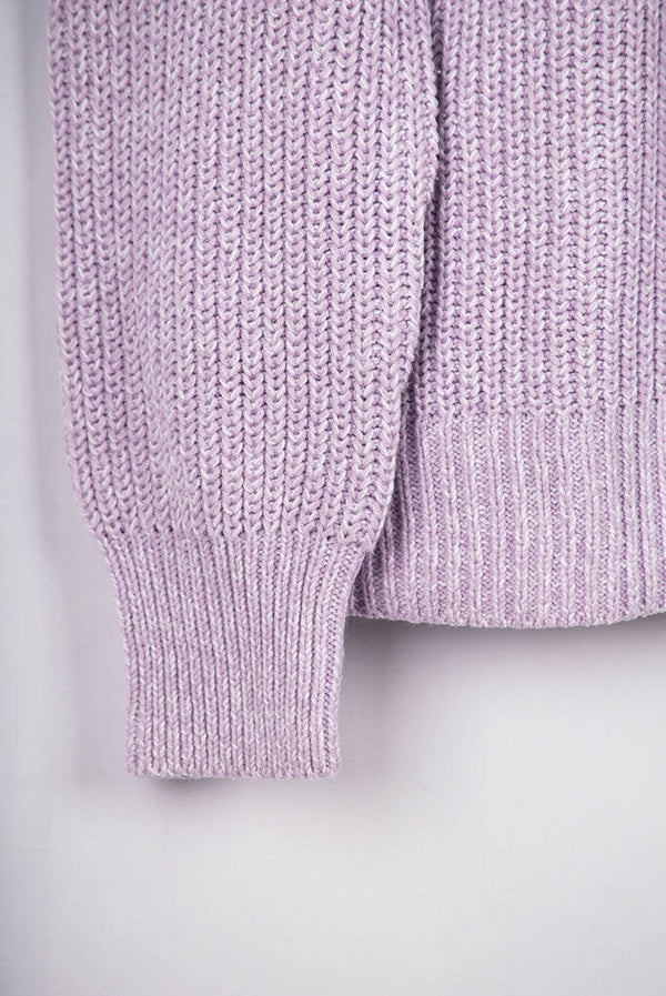 Ladies full sleeve round neck loose fit winter pullover.