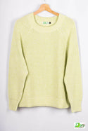 Ladies full sleeve round neck loose fit winter pullover.
