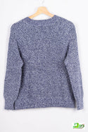 Ladies full sleeve round neck loose fit winter pullover.