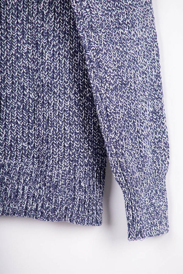 Ladies full sleeve round neck loose fit winter pullover.