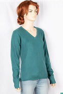 Ladies full sleeve casual fit v neck sweaters