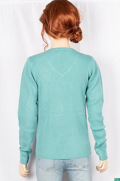 Ladies full sleeve casual fit v neck sweaters