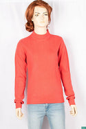 Ladies full sleeve casual fit round neck sweater.