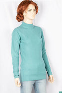 Ladies full sleeve casual fit round neck sweater.