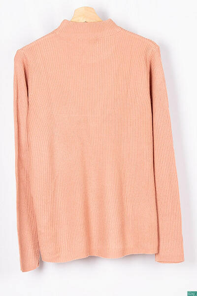 Ladies full sleeve casual fit round neck sweater.