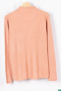 Ladies full sleeve casual fit round neck sweater.