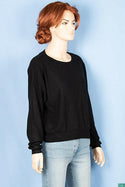 Ladies full sleeve crew neck Baggy style loose fit knitwear.