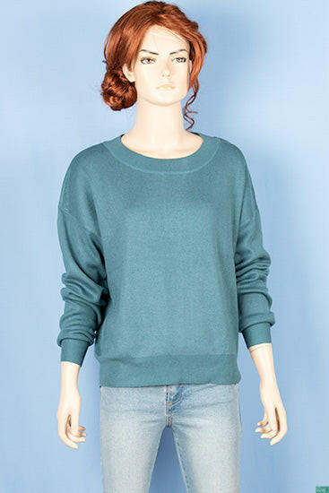 Ladies full sleeve crew neck Baggy style loose fit knitwear.