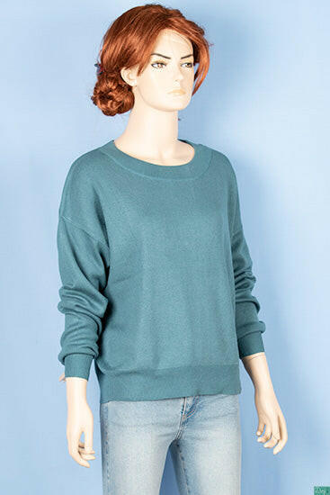 Ladies full sleeve crew neck Baggy style loose fit knitwear.