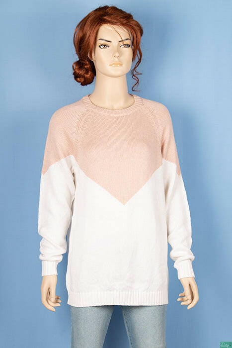 Ladies full sleeve round neck Loose fit knitwear.