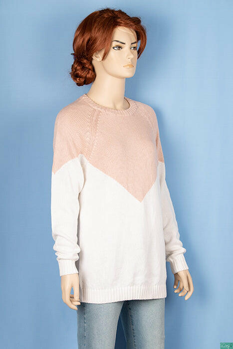 Ladies full sleeve round neck Loose fit knitwear.