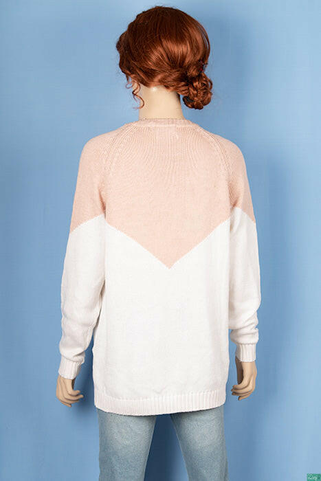 Ladies full sleeve round neck Loose fit knitwear.