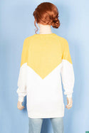 Ladies full sleeve round neck Loose fit knitwear.
