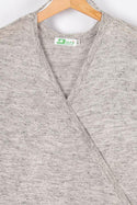 Ladies full baggy sleeve casual fit light knit wrap top