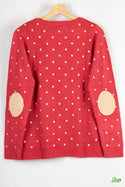Ladies Full sleeve Casual fit Golden Polka Dot Knitwear