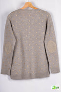 Ladies Full sleeve Casual fit Golden Polka Dot Knitwear