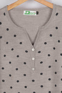 Ladies Full sleeve Casual fit Black Polka Dot Knitwear