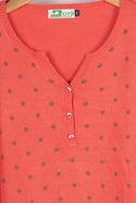 Ladies Full sleeve Casual fit Black Polka Dot Knitwear