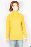 Ladies full sleeve high neck casual fit sweater.
