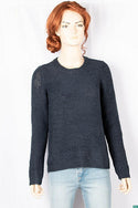 Ladies full sleeve casual fit round neck soft chunky sweater.