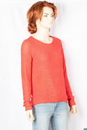 Ladies full sleeve casual fit round neck soft chunky sweater.