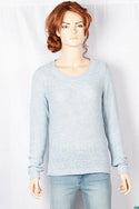 Ladies full sleeve casual fit round neck soft chunky sweater.