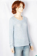 Ladies full sleeve casual fit round neck soft chunky sweater.