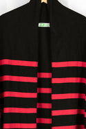 Ladies Casual fit long Drape front cardigan
