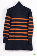 Ladies Casual fit long Drape front cardigan