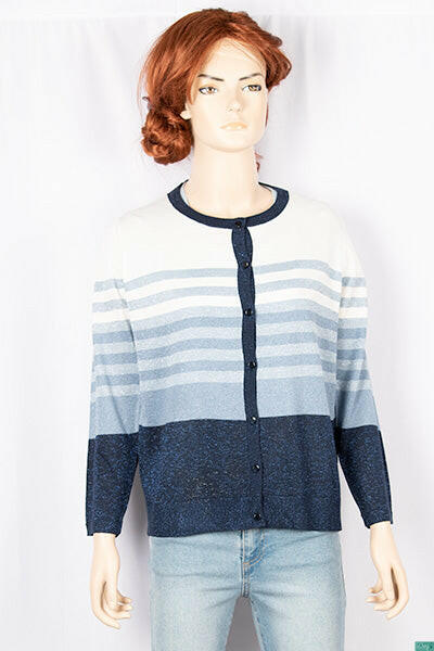 Ladies round neck full sleeve soft light Cardigan.