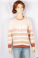 Ladies round neck full sleeve soft light Cardigan.