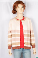 Ladies round neck full sleeve soft light Cardigan.
