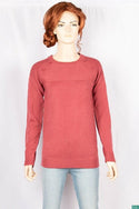Ladies full sleeve round neck Casual fit long sweater.