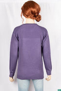 Ladies full sleeve round neck Casual fit long sweater.