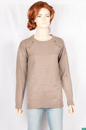 Ladies full sleeve round neck Casual fit long sweater.