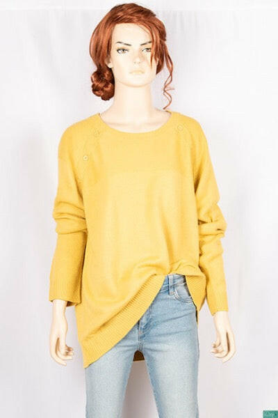 Ladies full sleeve round neck Casual fit long sweater.