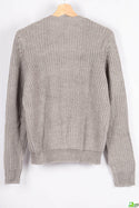 Ladies loose fit full sleeve V neck cardigan
