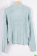 Ladies loose fit full sleeve V neck cardigan