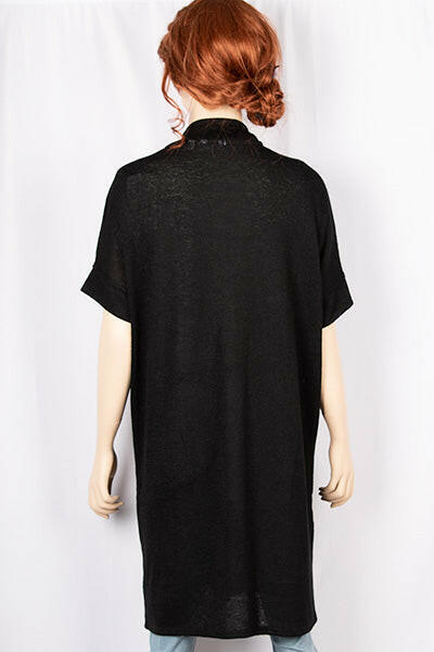 Ladies Casual fit long Drape cardigan.