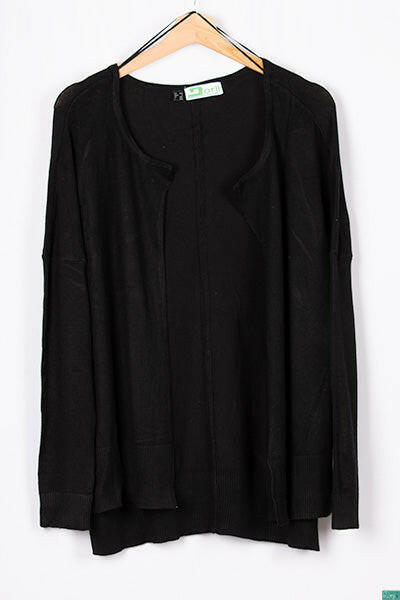 Ladies Long Drape Cardigan